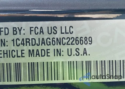 1C4RDJAG6NC226689